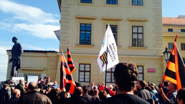 В Праге прошел митинг против санкций ЕС в отношении России