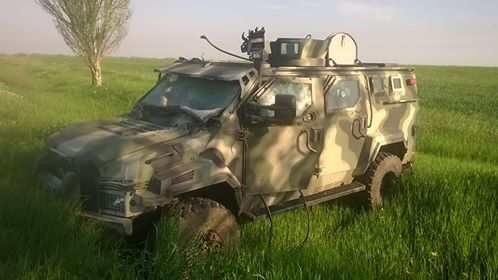 ​«Правый сектор» и «Донбасс» в Широкино увели броневик у ДНР