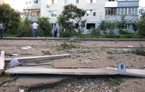Теракт в Сумах: взорван офис партии «Батькивщина»
