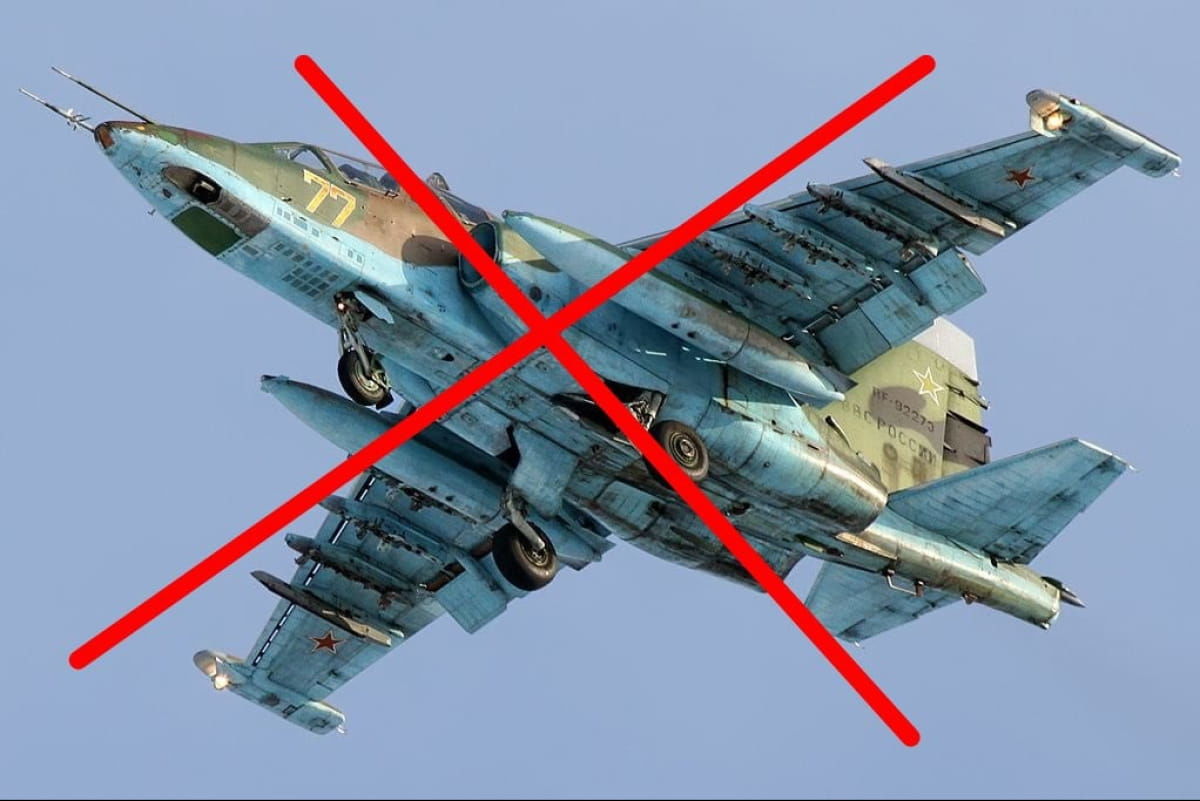 ​Отлетался: у Марьинки ВСУ навсегда приземлили российский Су-25