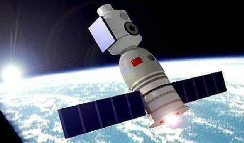 Китайский космический аппарат возвращается с Луны на Землю