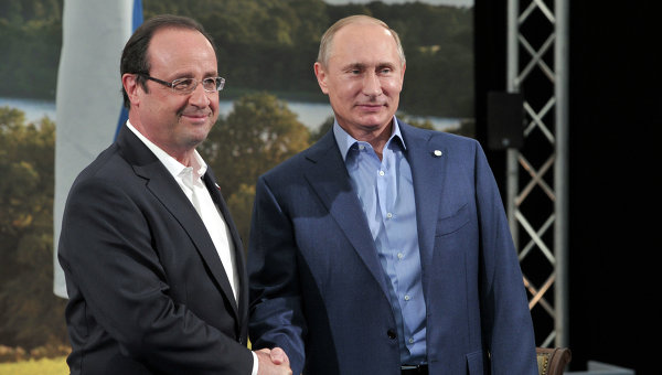 Путин и Олланд заявили о необходимости прекращения кровопролития на востоке Украины