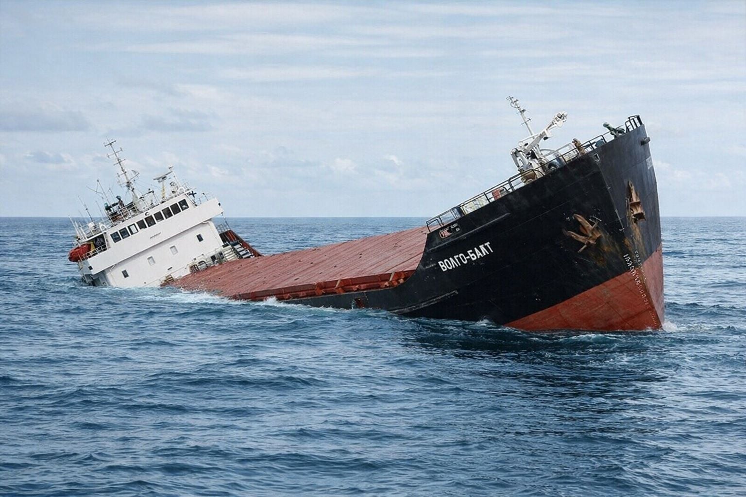 Затонул российский сухогруз "Волго-Балт", вывозивший зерно с оккупированной Херсонщины, - СМИ