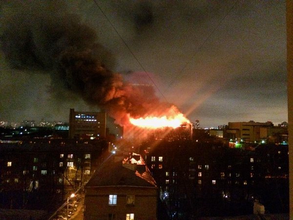 ​Подробности крупнейшего за четверть века пожара в Москве
