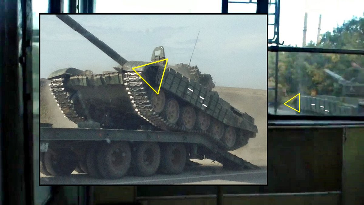 Переброска российских танков "Т-72" на Донбасс: соцсети показали фото крупной партии под Краснодоном