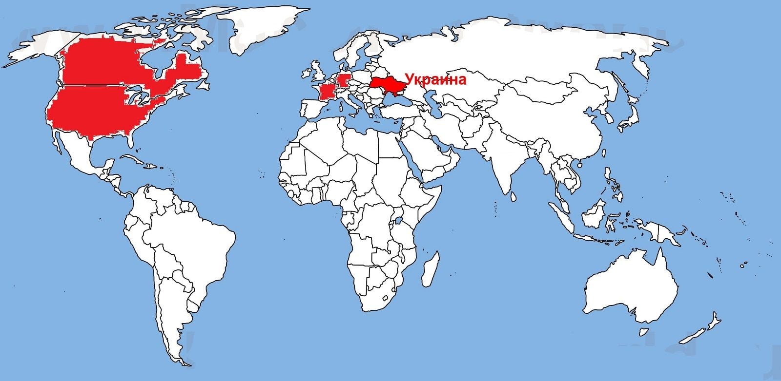 США, Канада или Франция: Сеть удивили результаты опроса о поддержке Украины по странам