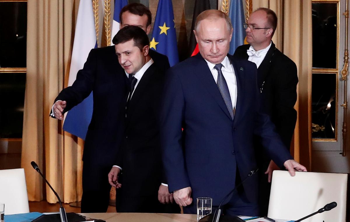 Закрытая встреча Путина и Зеленского в Париже: в Сеть попали любопытные детали