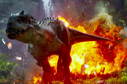 Студия Universal  в трейлере к новому блокбастеру показала искусственно выведенного динозавра