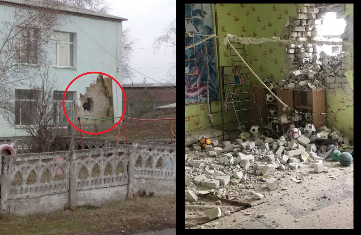 Російські окупанти завдали удару Станиці Луганській: снаряд потрапив у садок з дітьми – ЗМІ 