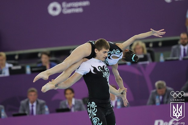 ​Спортивные акробаты из Донецка заняли 4 место на Евроиграх-2015