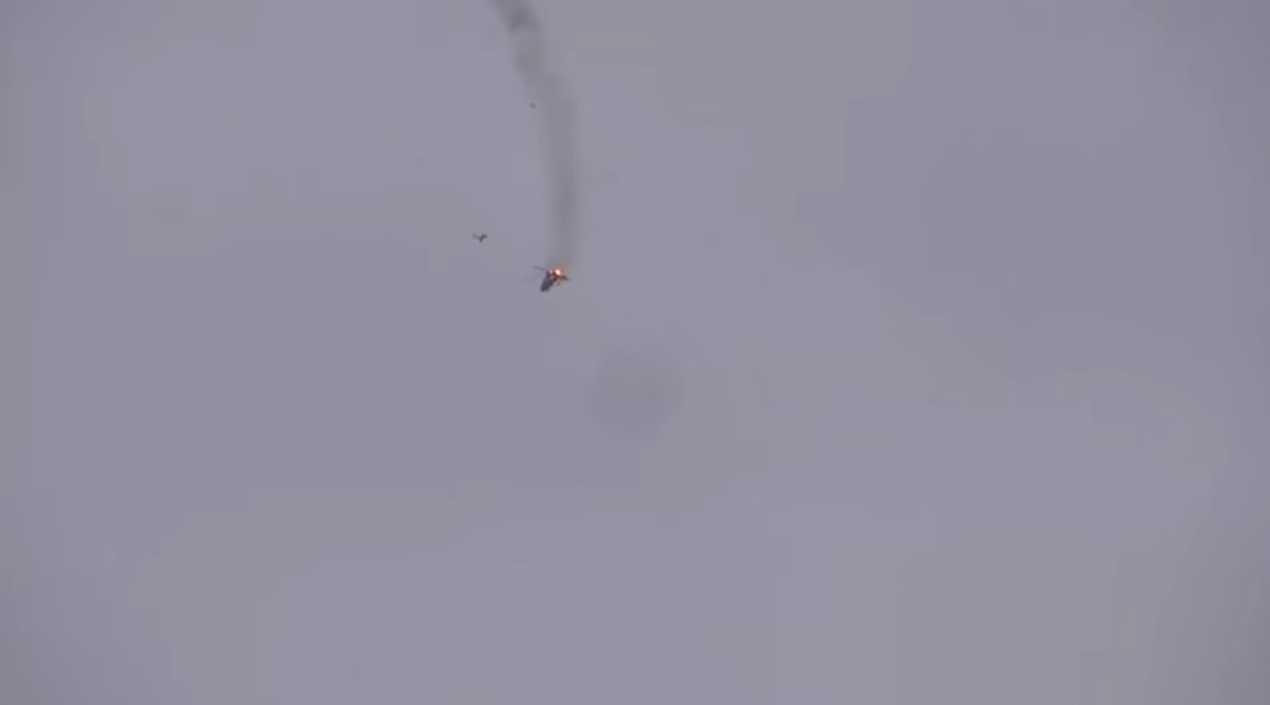 Война в Сирии: появилось видео пуска ракеты, сбившей вертолет армии Башара Асада, детали