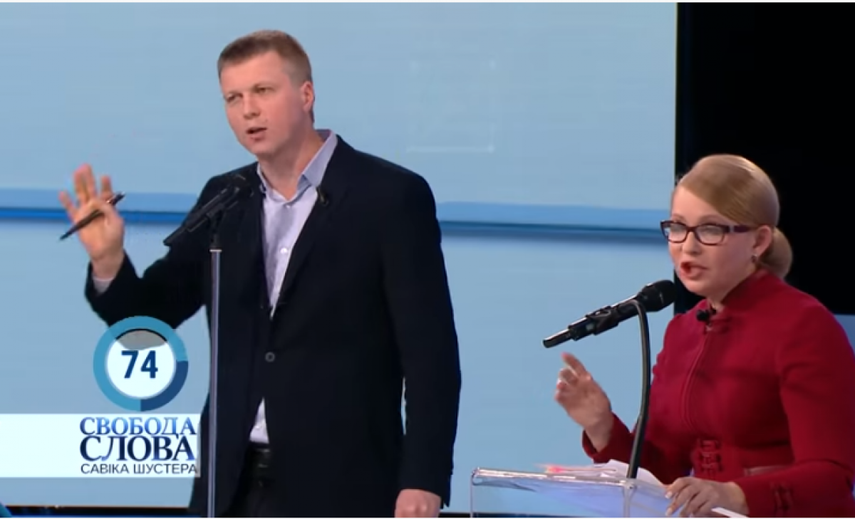 Мушак и Тимошенко схлестнулись у Шустера на земельном вопросе: "Когда вы были у власти, вы говорили по-другому"