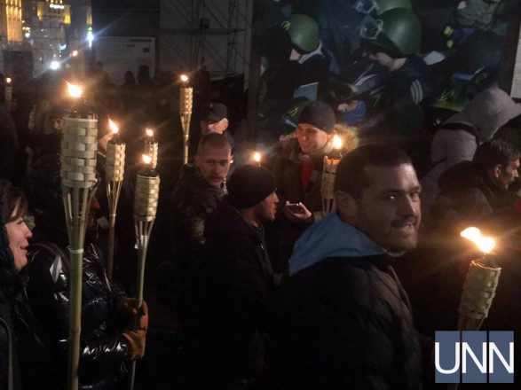 Полицейские привлекут к ответственности организатора недавнего факельного шествия в Киеве