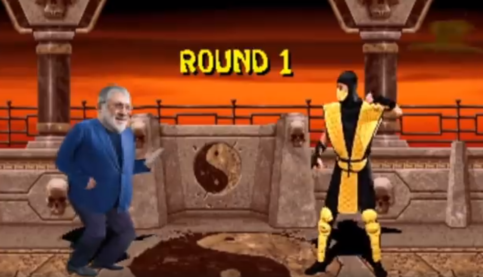 В Сети появилось уморительное видео про Коломойского в стиле легендарной игры Mortal Kombat