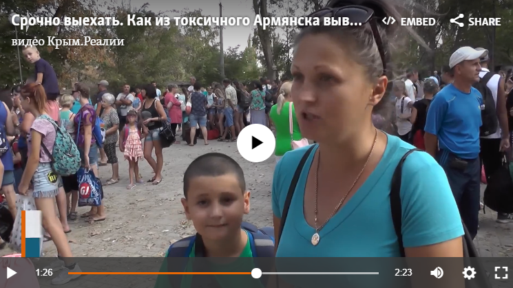 "Срочно выехать, на сборы час..." - жители Армянска рассказали о срочной эвакуации из города. Кадры 