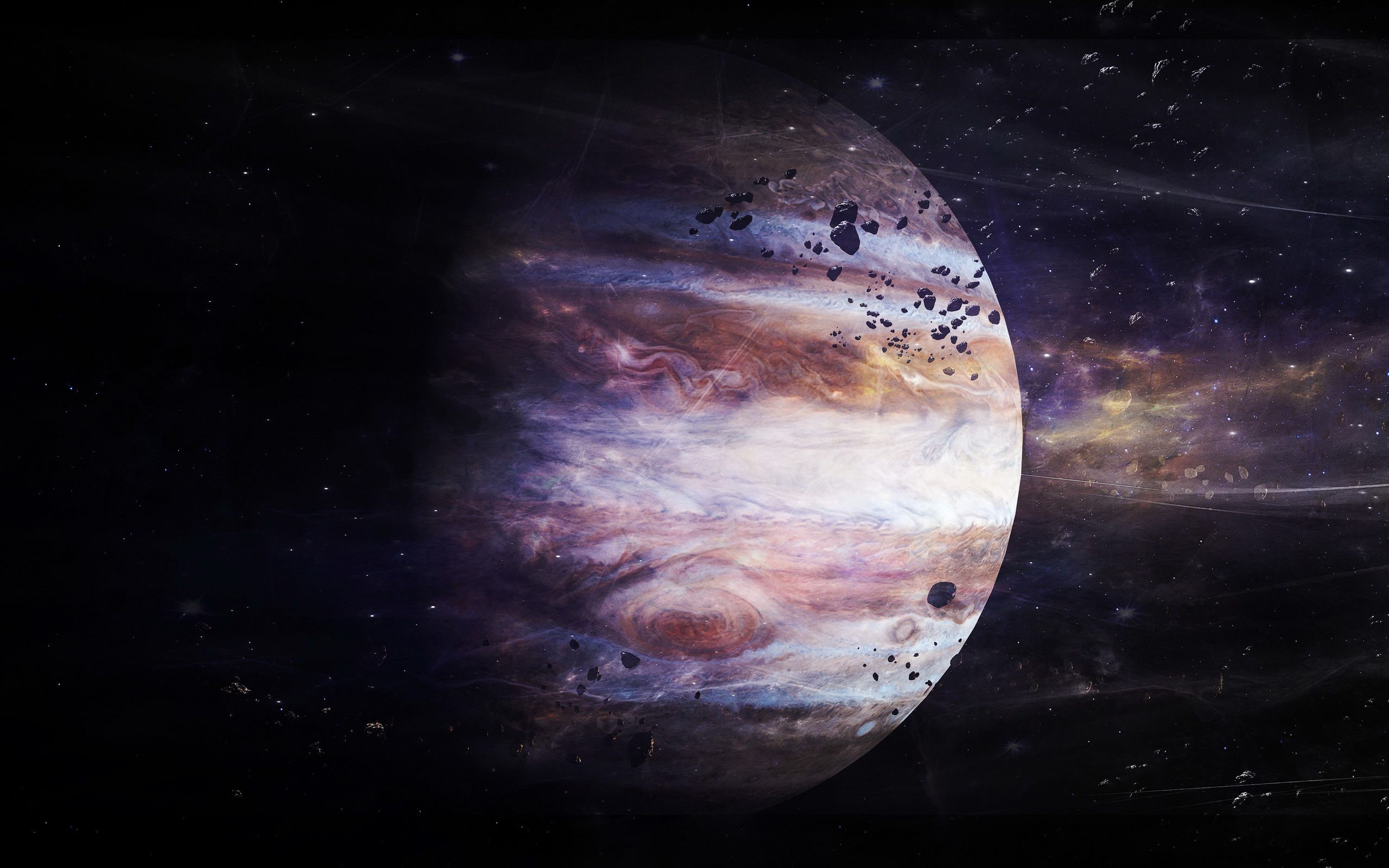 Трехмерный тур на невероятный Юпитер: NASA опубликовало видео полета над северным полюсом газового гиганта - кадры