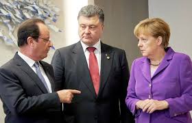 Встреча Порошенко, Меркель и Олланда перешла в расширенный формат
