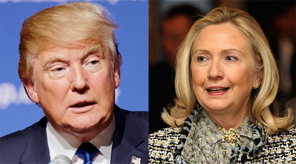 Праймериз в США: лидерство захватили Дональд Трамп и Хилари Клинтон среди республиканцев и демократов соответственно