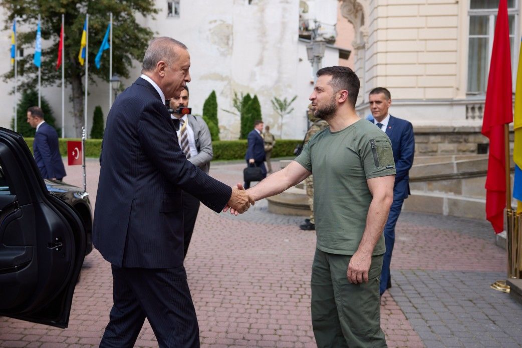 Эрдоган намерен доложить Путину итоги встречи с Зеленским 