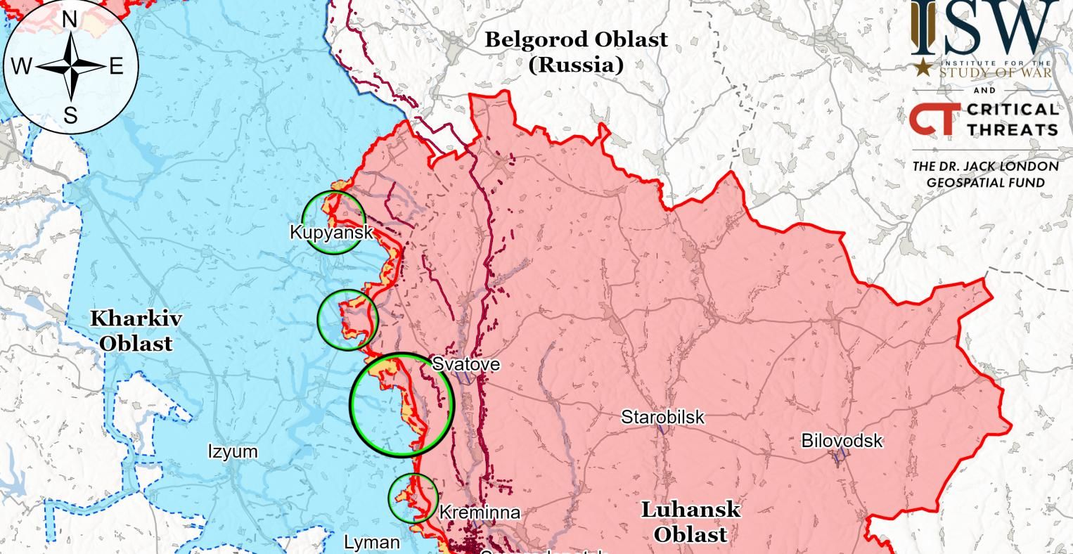 Що відбувається у Дворічній під Куп'янськом Харківської області: у Deep State показали нову карту боїв