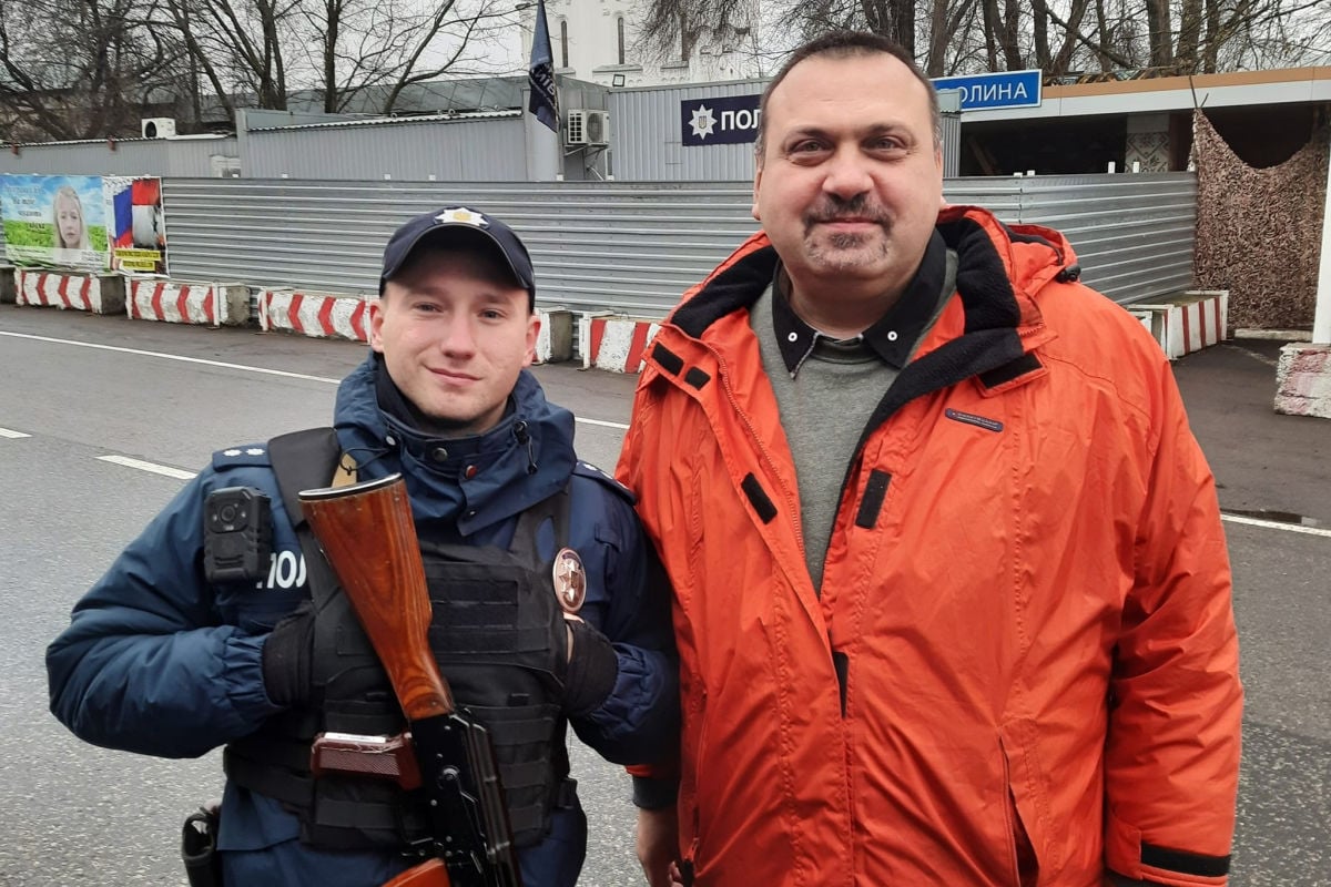 ​Он остановил Гогилашвили: в Сети показали фото легендарного капитана полиции Васенкова
