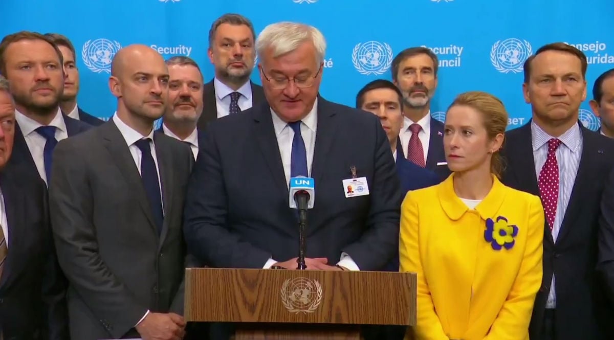 Украина согласна на полное и немедленное прекращение огня – 51 страна сделала обращение к России