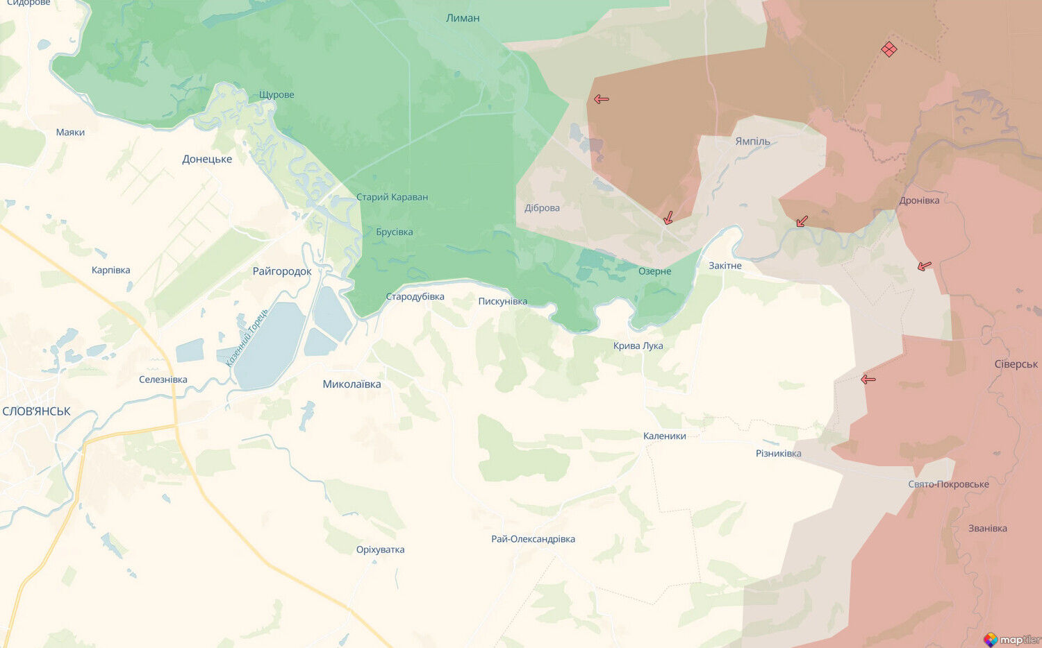 Армия РФ продвинулась на Славянском направлении – DeepState