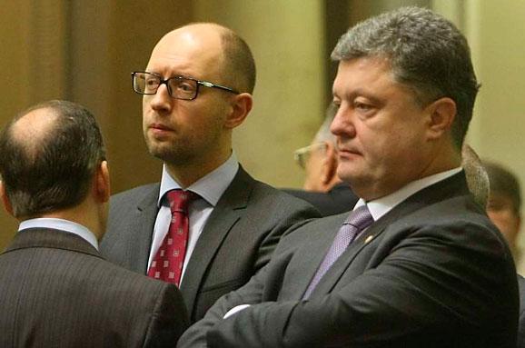 СМИ: у Порошенко и Яценюка серьезные разногласия по формированию коалиции в Раде