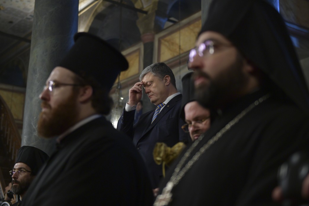 Порошенко обратился с мощной речью с митрополиту Киевскому Епифанию и рассказал, чего ждет от украинской церкви
