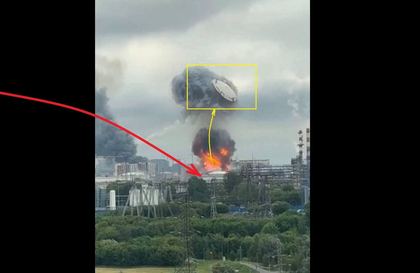 Россияне подорвали сами себя во время атаки на Москву: видео бьет рекорды в Сети