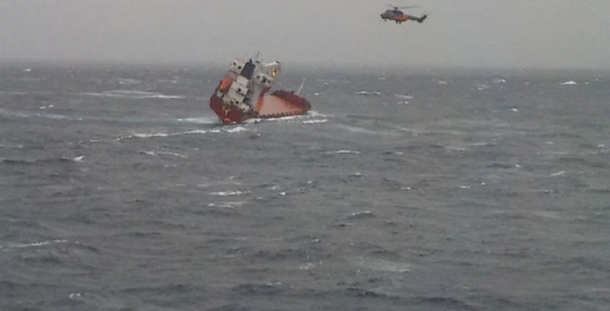 Судно с украинским экипажем потерпело бедствие в Эгейском море