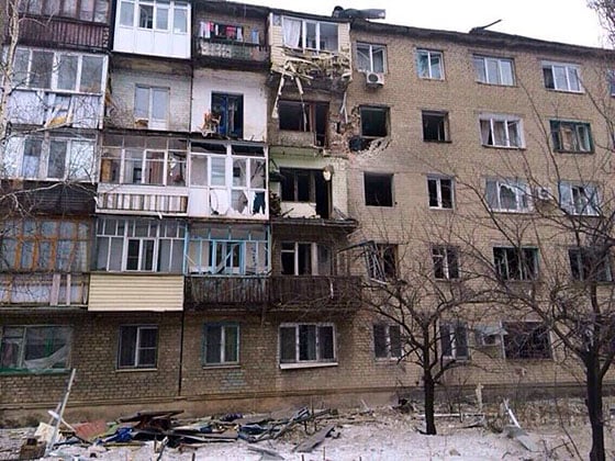 ОБСЕ: Центр Дебальцево практически полностью уничтожен