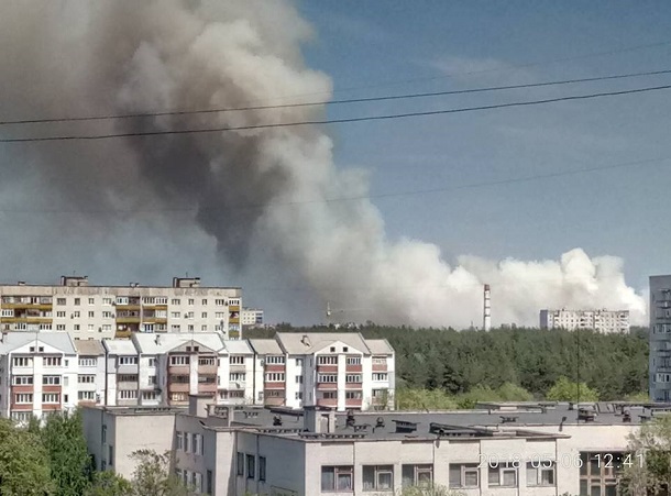 На Донбассе не могут несколько часов потушить мощный пожар в лесу: очевидцы показали первые кадры ЧП