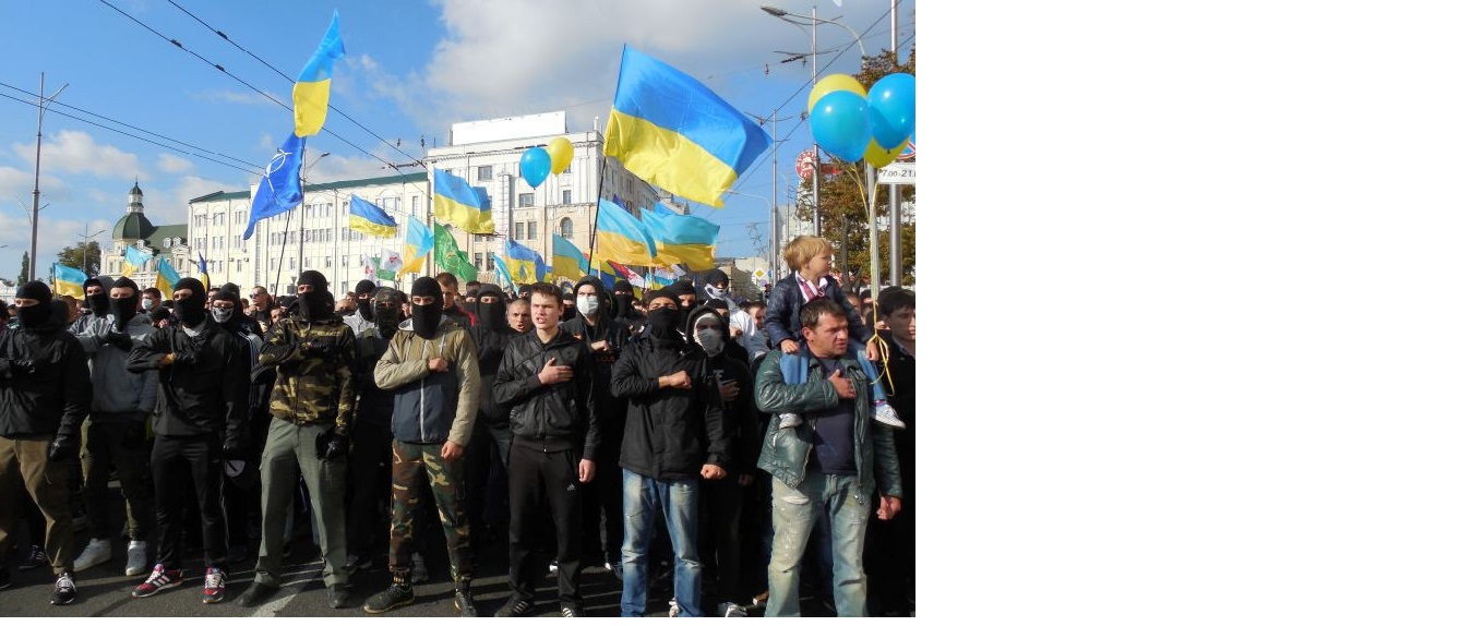 "Одна, єдина": Харьковские ультрас промаршировали в поддержку целостности Украины