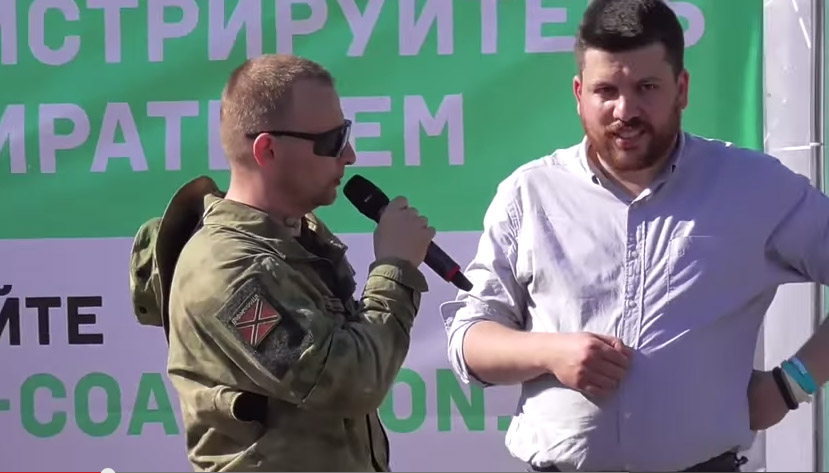 ​В Новосибирске освистали наемника ДНР: убийца, пошел вон!