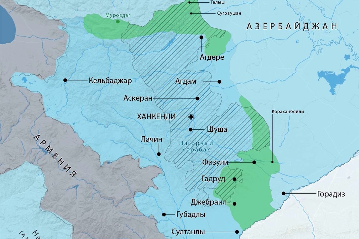 Азербайджан подвел итог 3 недель войны за Карабах: освобождены 78 городов и сел, техника Армении разбита