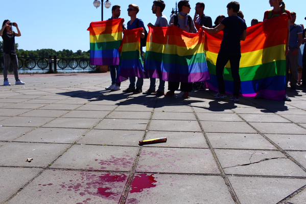 МВД: во время ЛГБТ-марша в Киеве травмирован милиционер
