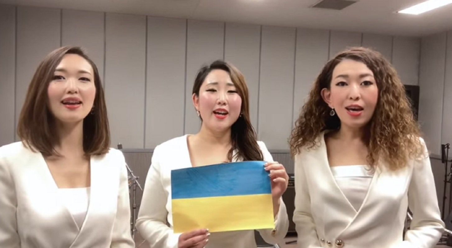 Гимн Украины в исполнении японок: удивительное видео поддержки