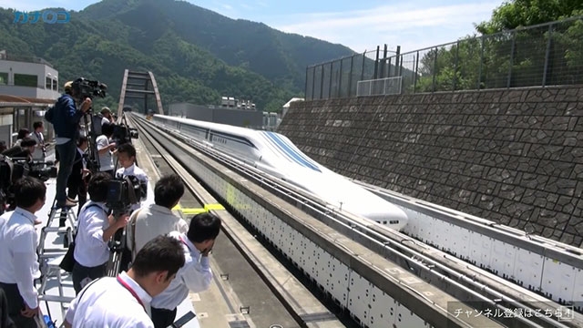 Японский поезд на магнитной подушке установил новый рекорд скорости 