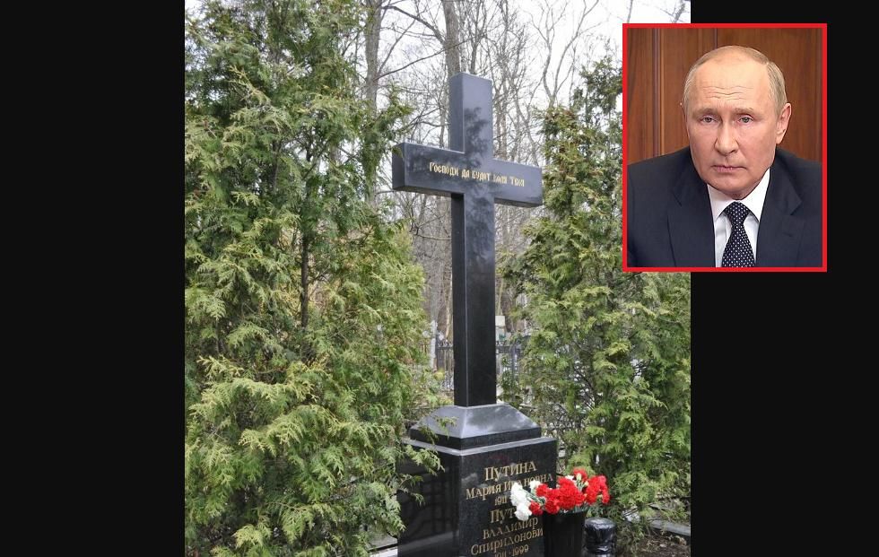 На могиле родителей Путина в Петербурге оставили послание с намеком об Украине: фото появилось в Сети