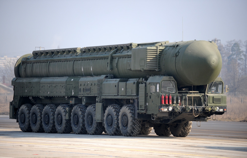 Россия произвела пуск межконтинентальной баллистической ракеты "Тополь-М"