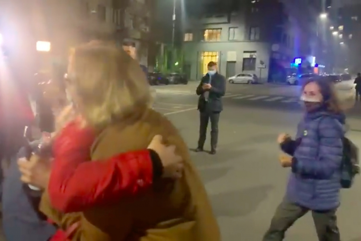 Как в Милане встречали маму и адвокатов Маркива сразу после решения суда - Геращенко показал видео