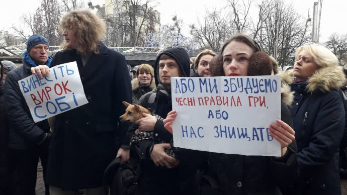 Убийство правозащитницы Ноздровской: активисты уже под зданием Нацполиции - в Сети появились первые фото и видеокадры 