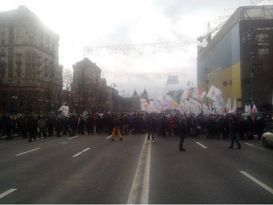 В Киеве предприниматели устроили масштабную забастовку, грозятся заблокировать весь центр города