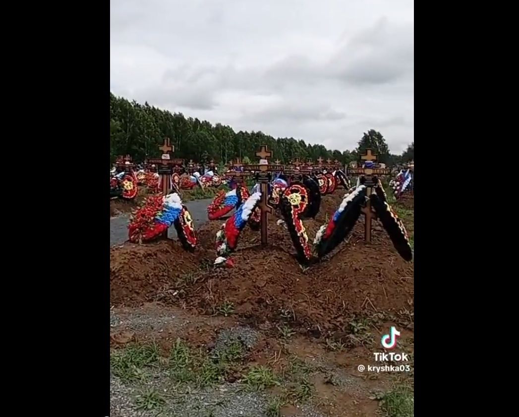 Могилы оккупантов в несколько рядов: появилось видео с кладбища в Новосибирске