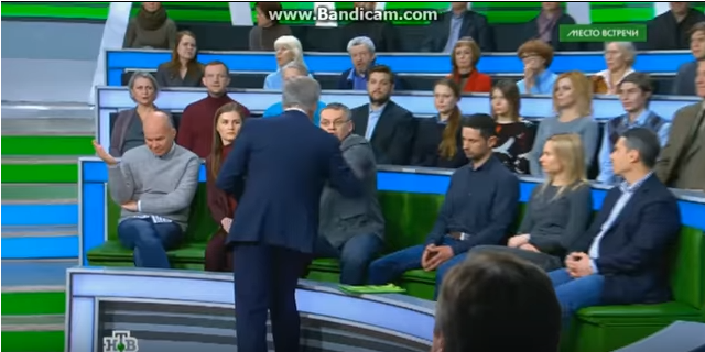 На российском ТВ неадекватный ведущий Норкин напал на украинского эксперта после жаркого спора о войне на Донбассе - кадры