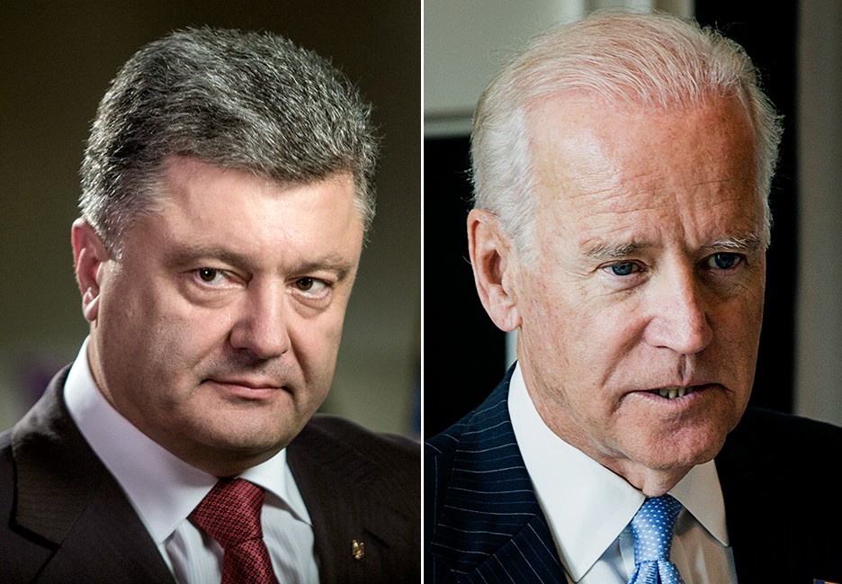 Порошенко и Байден обсудили как, будет проходить деоккупация Донбасса