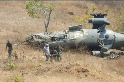 На антиамериканских учениях в Венесуэле рухнул российский вертолет Ми-35 - кадры