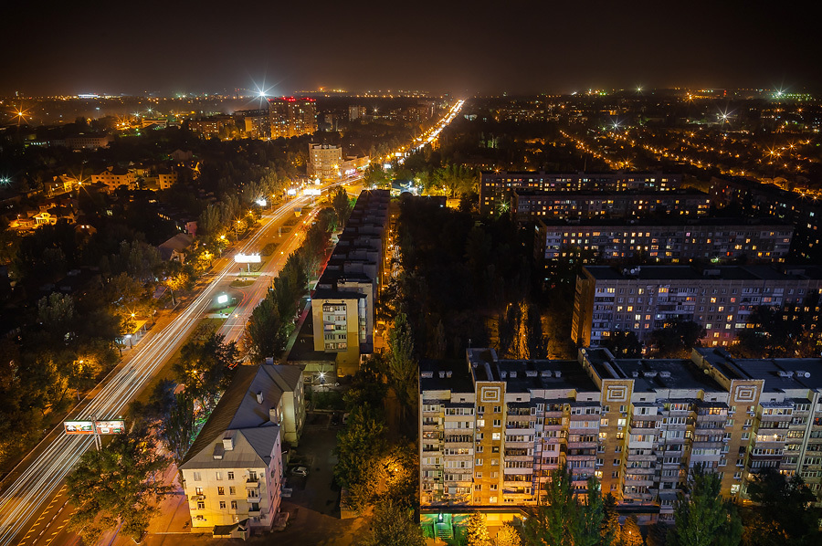 Ночь в Донецке проходит спокойно и без происшествий