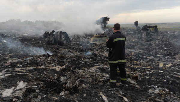 На месте крушения малазийского Боинга обнаружены останки тел, - эксперты Нидерландов